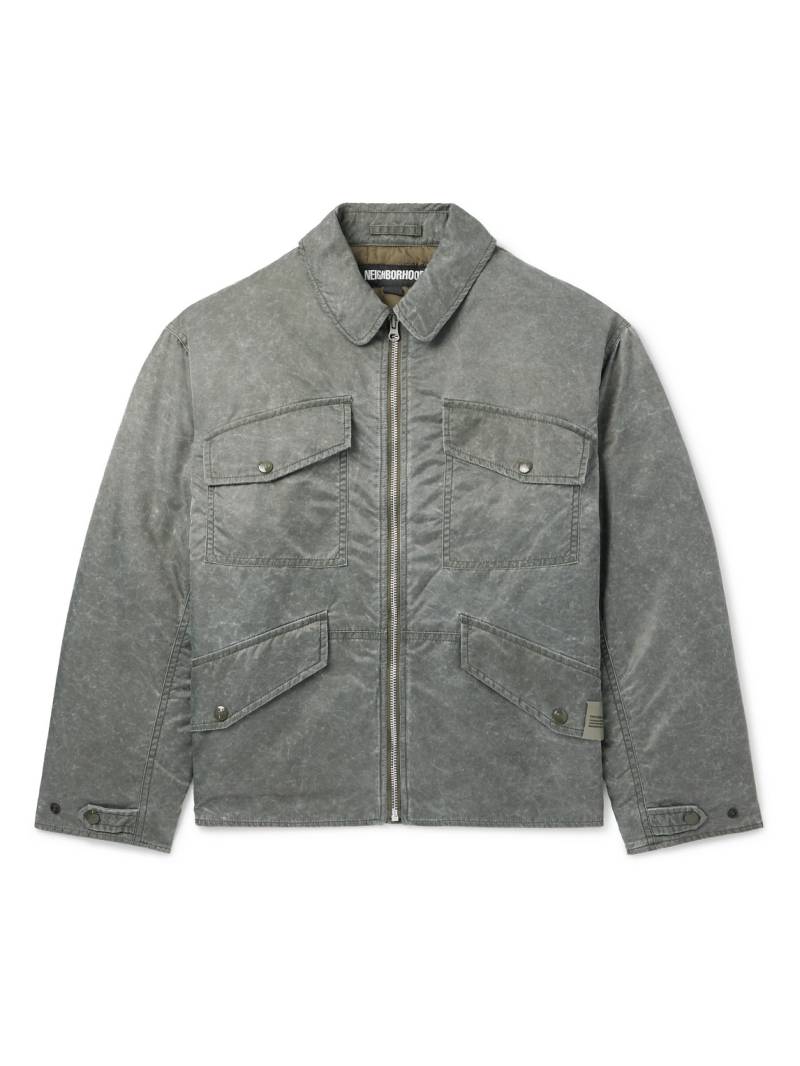 Neighborhood - Shell Jacket - Men - Gray - S von Neighborhood