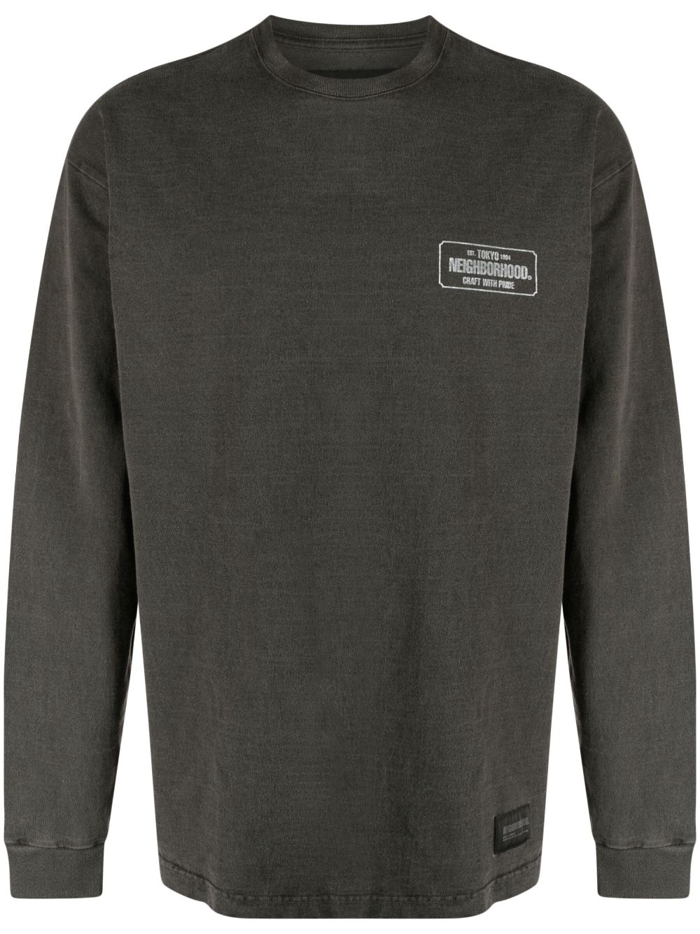 Neighborhood Sweatshirt mit grafischem Print - Schwarz von Neighborhood