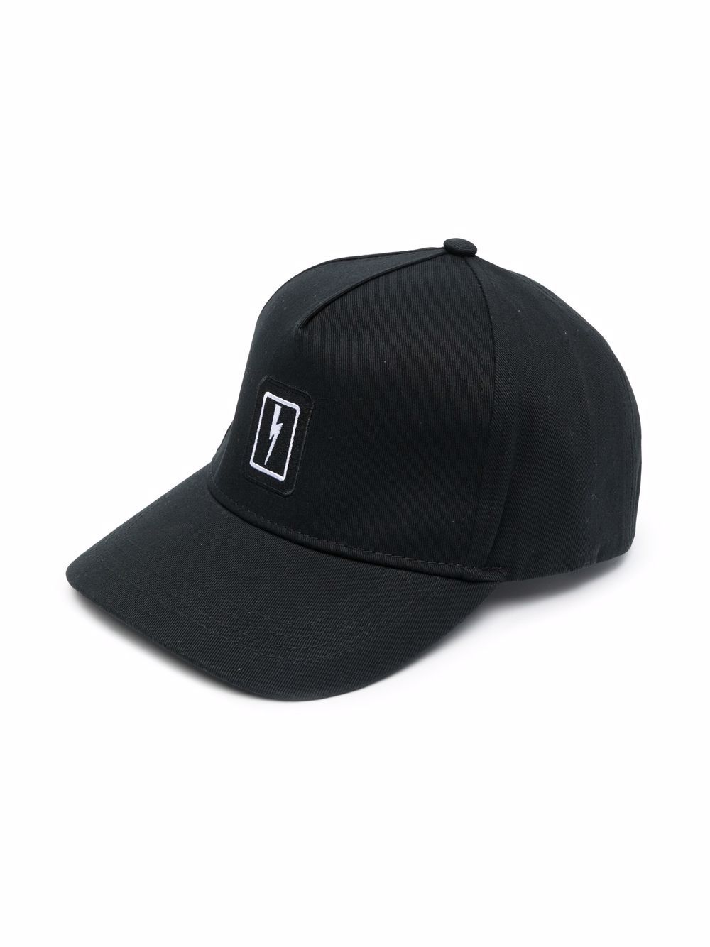 Neil Barrett Kids Baseballkappe mit Logo - Schwarz von Neil Barrett Kids