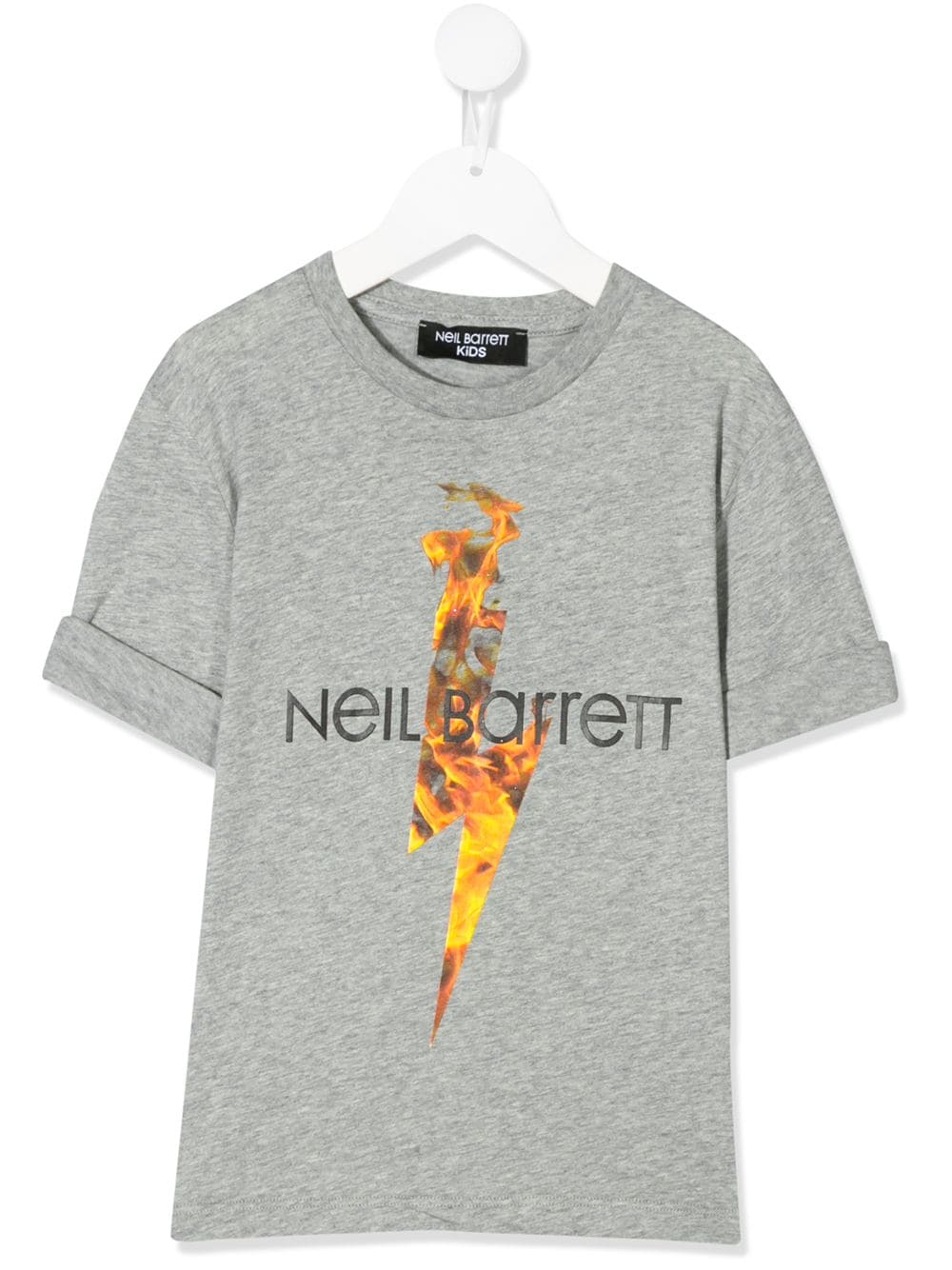 Neil Barrett Kids T-Shirt mit Print - Grau von Neil Barrett Kids