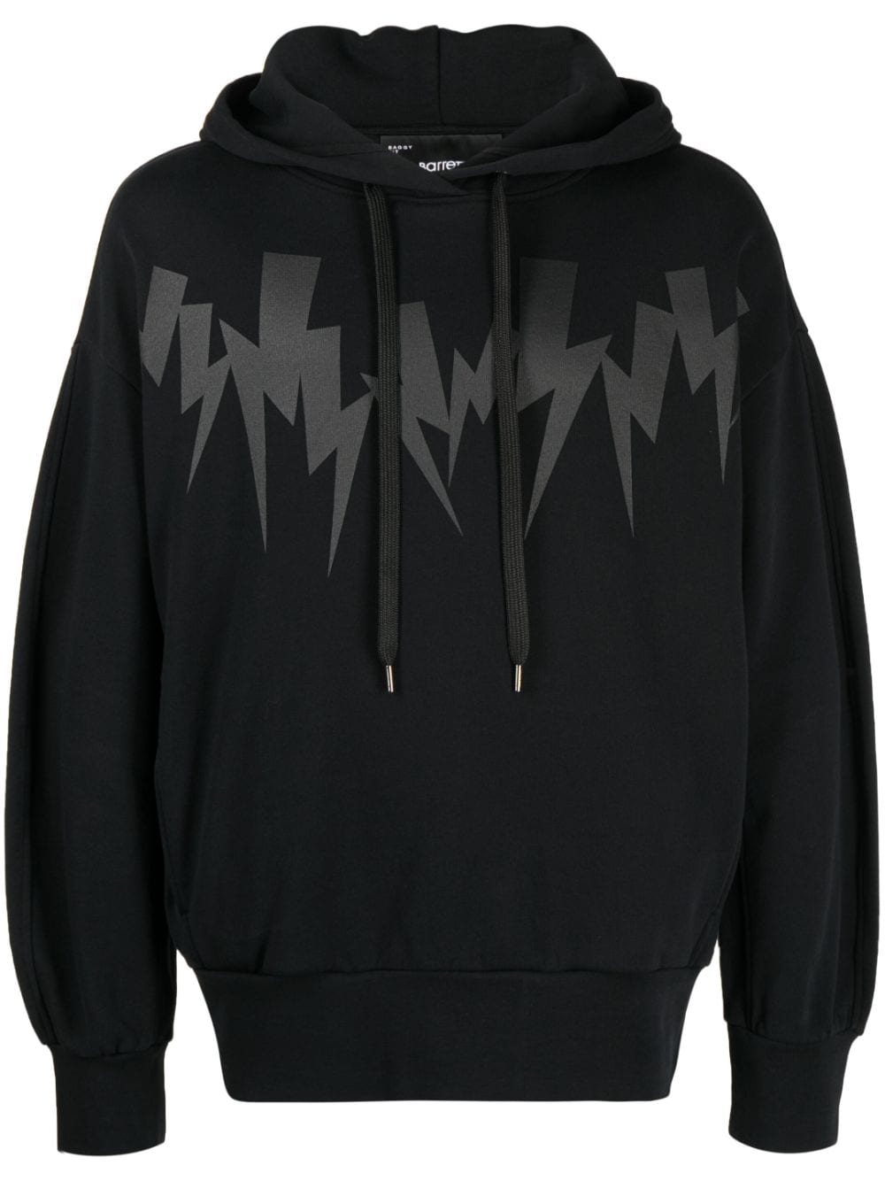 Neil Barrett Hoodie mit Blitz-Print - Schwarz von Neil Barrett