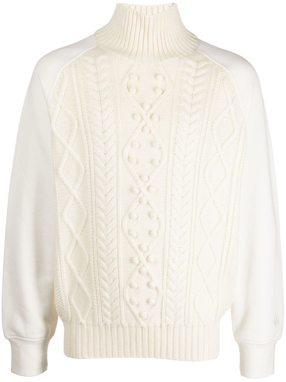 Neil Barrett Pullover mit Zopfmuster - Nude von Neil Barrett