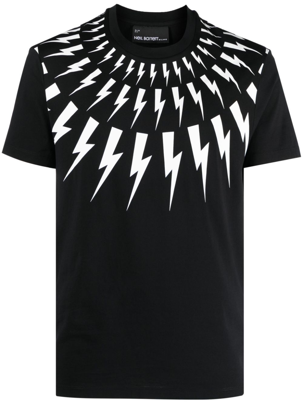 Neil Barrett T-Shirt mit Blitz-Print - Schwarz von Neil Barrett