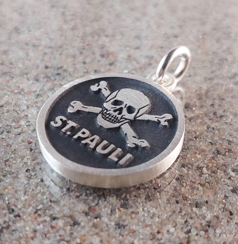 Fc St. Paui-Totenkopf-Anhänger, Silber 925, Ca. 21 Mm, Fc03 von NeilSaad