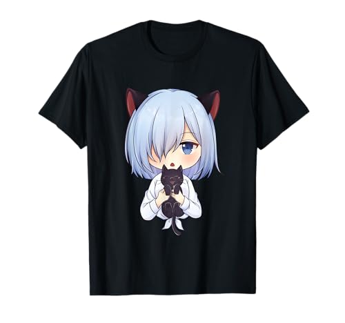 Kawaii Anime Neko Katze Mädchen Manga Otaku Liebhaber T-Shirt Kawaii Anime Neko Katze Mädchen Manga Otaku Liebhaber T-Shirt von Neko Anime Girl