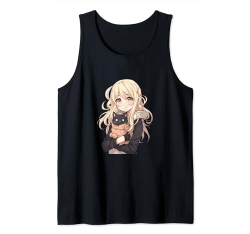 Kawaii Anime Neko Katze Mädchen Manga Otaku Liebhaber Tank Top Kawaii Anime Neko Katze Mädchen Manga Otaku Liebhaber Tank Top von Neko Anime Girl
