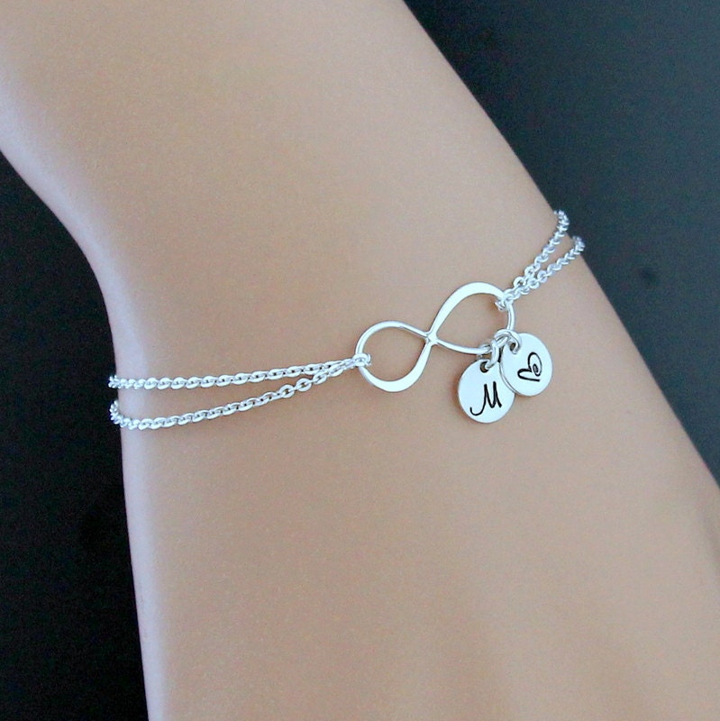 Infinity Armband Sterling Silber, Infinity Armband, Familie Liebe Personalisiertes Armband Infinity Armband Sterling Silber, Infinity Armband, Familie Liebe Personalisiertes Armband von NeliaKJewels
