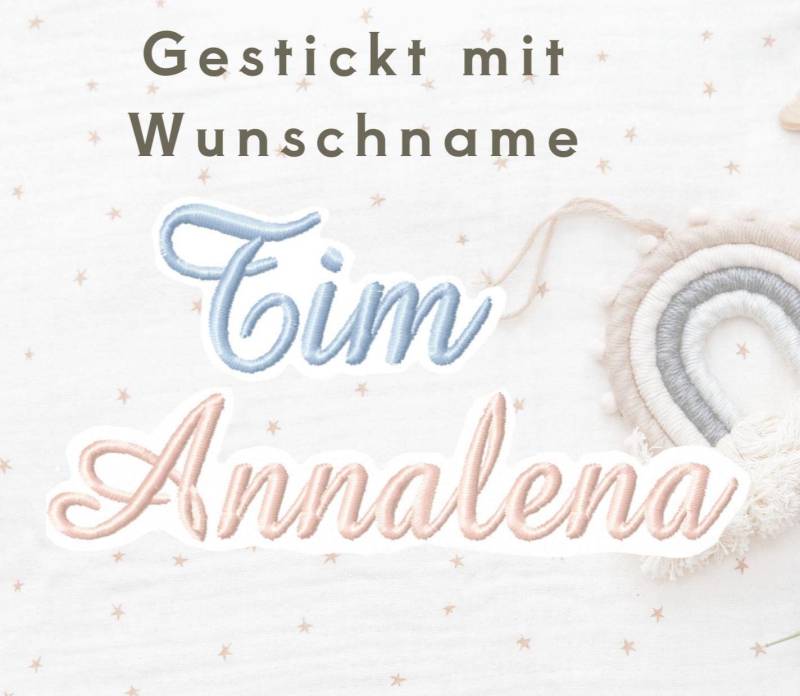 Gestickte Namen Zum Aufbügeln/Applikation Gestickter Schriftzug Für Diy Patch Zuckertüte Einschulung Geburtsname | Höhe 3, 5 cm Gestickte Namen Zum Aufbügeln/Applikation Gestickter Schriftzug Für Diy Patch Zuckertüte Einschulung Geburtsname | Höhe 3, 5 cm von NelinoDesign