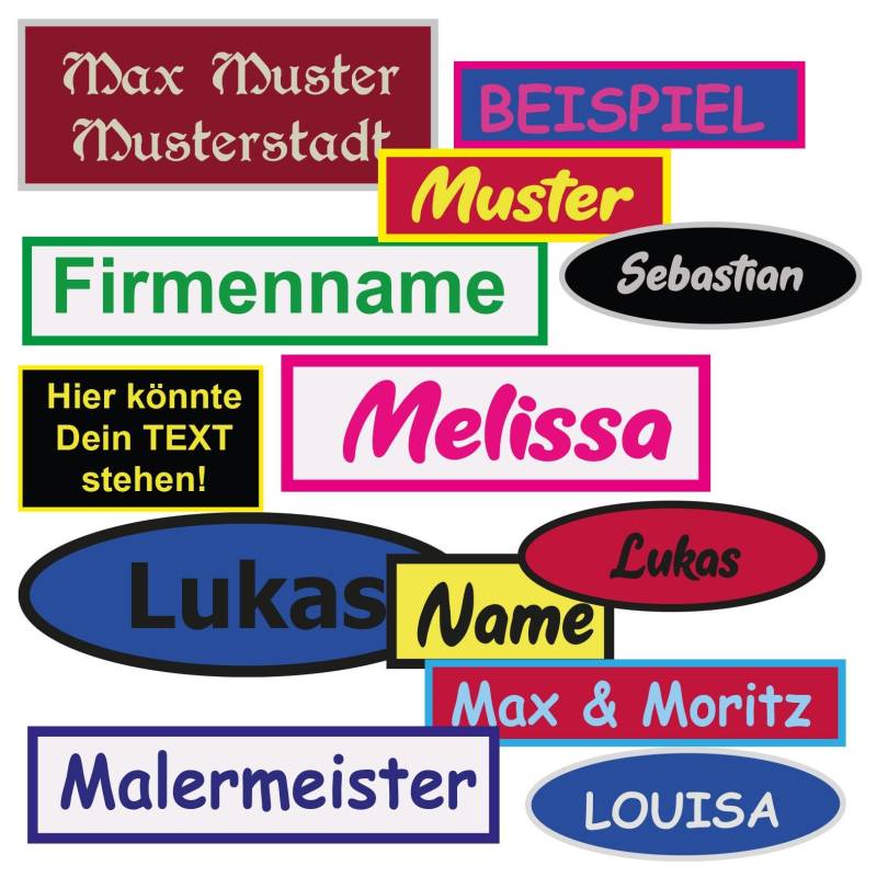 Namensschild Patch Aufnäher Gestickt Mit Wunschtext, Applikation Buchstaben Stickaufnäher Wunschname Etikett Bestickt Mc Kutte von NelinoDesign