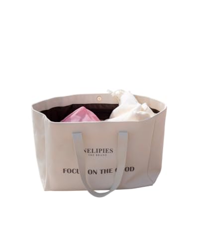 Nelipies Canvas Strandtasche, 50 x 20 x 37 cm, Faltbar, Shopper Focus on the good groß und geräumig Nelipies Canvas Strandtasche, 50 x 20 x 37 cm, Faltbar, Shopper Focus on the good groß und geräumig von Nelipies
