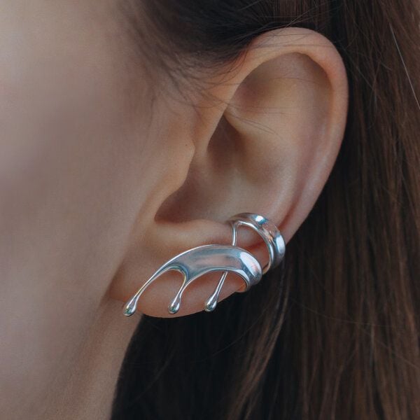 Nella & Sina Earcuff | KATHRIN | Silber, Gold, Rosegold von Nella & Sina