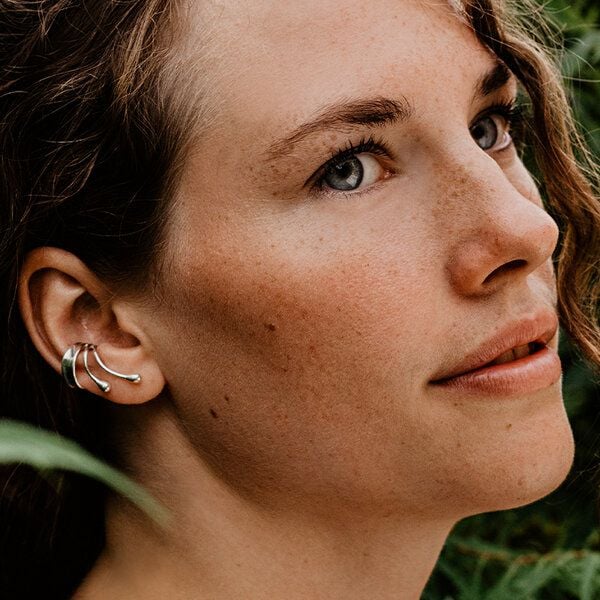 Nella & Sina Ohrring | Große Sina | Silber, Roségold, Gold Vermeil Nella & Sina Ohrring | Große Sina | Silber, Roségold, Gold Vermeil von Nella & Sina