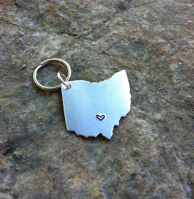 Custom Keychain Usa/Amerika Oder Bundesstaatskarte - Ohio Schlüsselanhänger Custom Keychain Usa/Amerika Oder Bundesstaatskarte - Ohio Schlüsselanhänger von Nelliebead