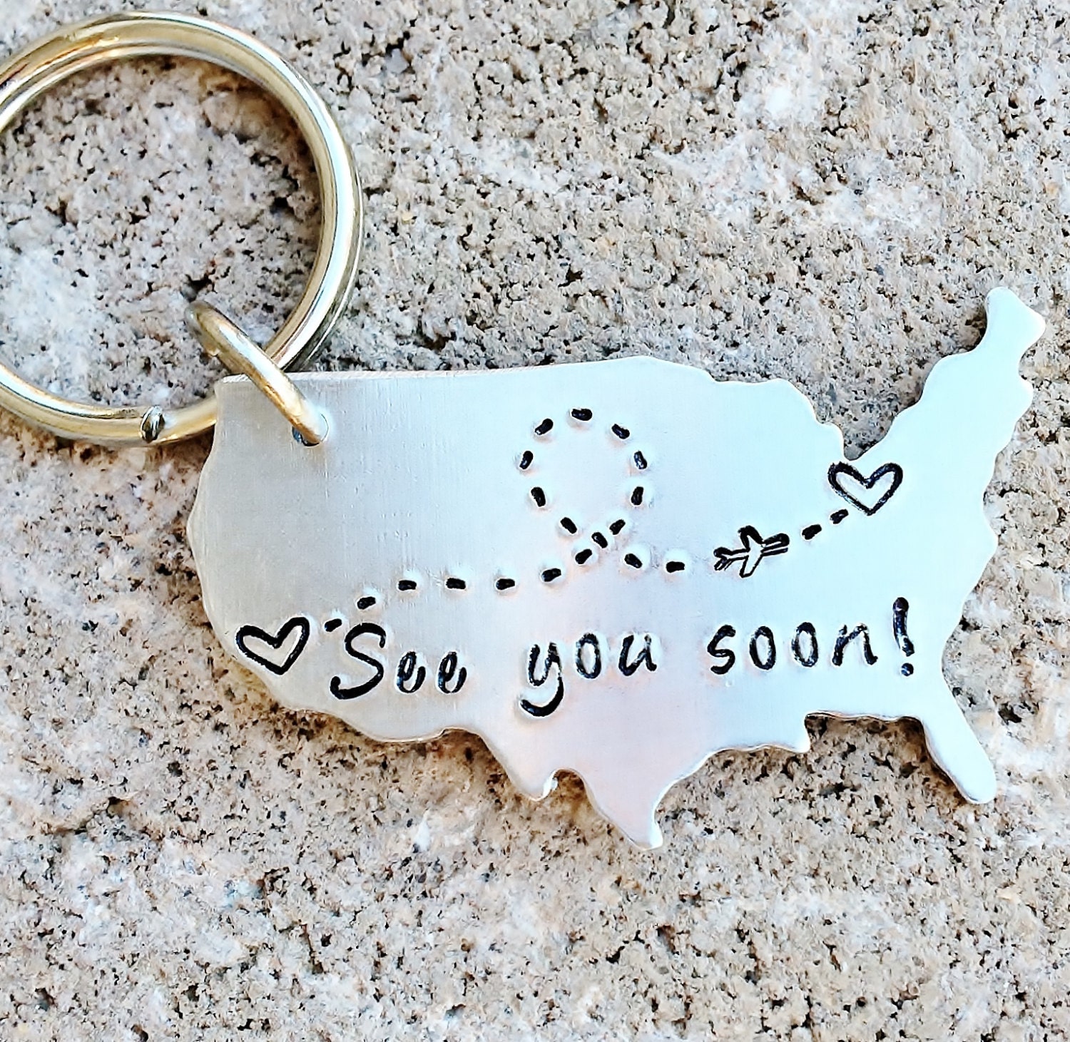 Schlüsselanhänger Geschenk Für Paare, Karte Individueller Schmuck Fun Fern Geburtstagsgeschenk Freunde Benutzerdefinierte Orte, Flugzeug Schlüsselanhänger Geschenk Für Paare, Karte Individueller Schmuck Fun Fern Geburtstagsgeschenk Freunde Benutzerdefinierte Orte, Flugzeug von Nelliebead