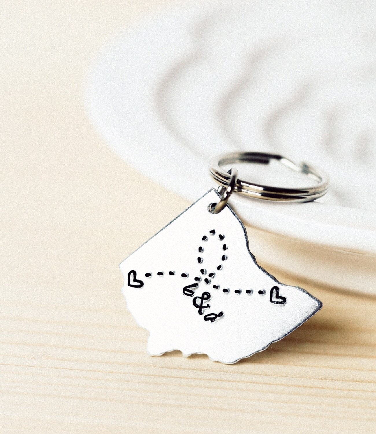 Usa Keychain, State Fernbeziehung Bff Weggehen Geschenk Usa Keychain, State Fernbeziehung Bff Weggehen Geschenk von Nelliebead