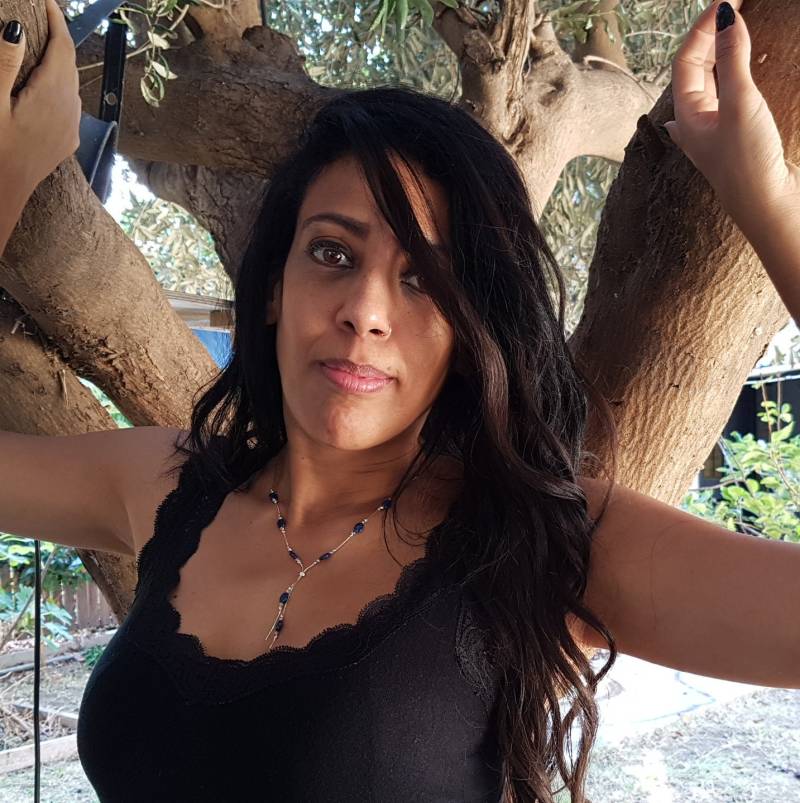 Sterling Silber Halskette, Lapis - Eilat Stein Handgemacht, Made in Israel von NellyJewelryShop