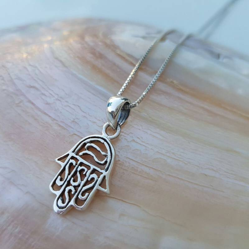 Hamsa Anhänger Hand Der Fatima Anhänger von NellyJewelryShop