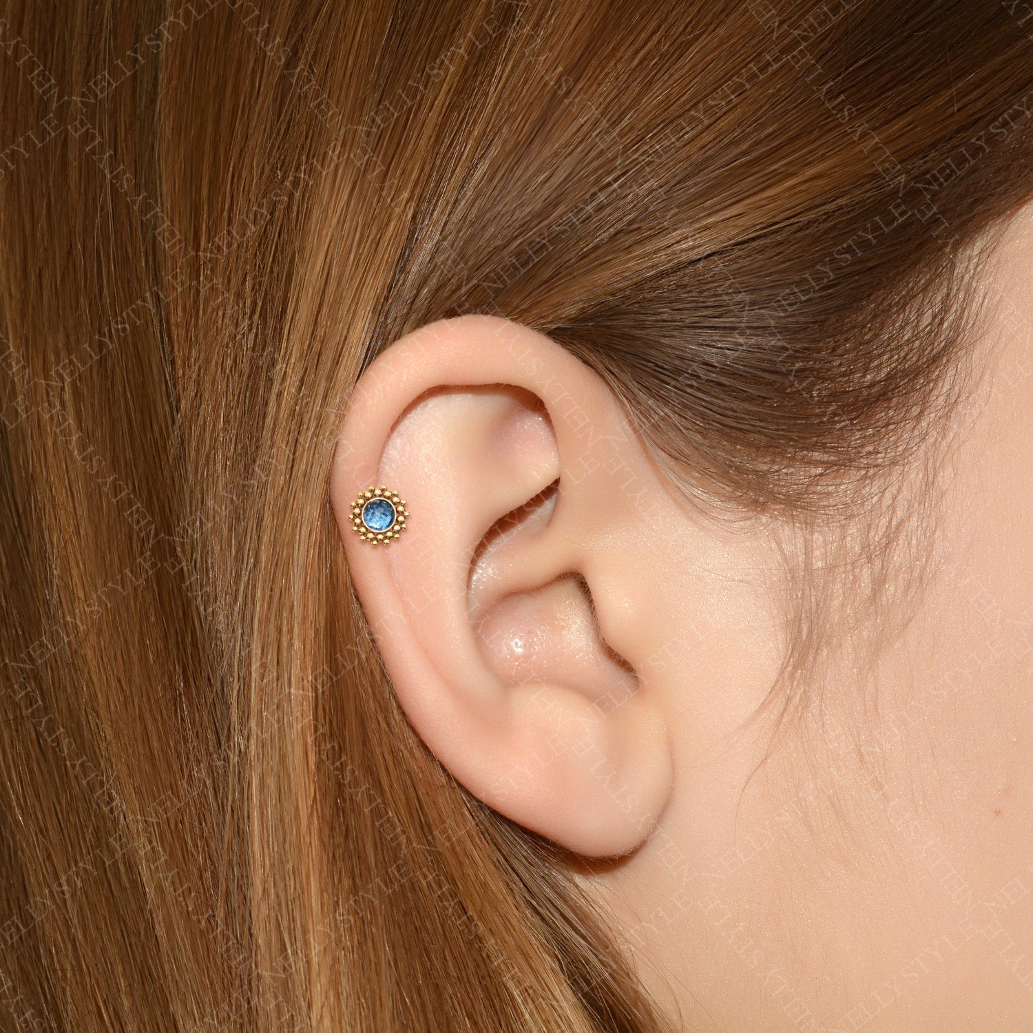 Labret Schmuck Chirurgenstahl - Helix Ohrstecker, Tragus Schmuck, Knorpelohrring, Conch Piercing Mit Cz von NellySteelPiercing