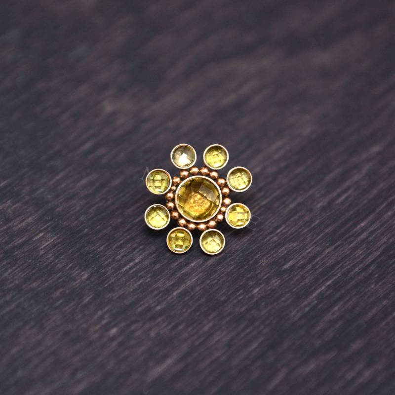 Nasenstecker Aus Edelstahl Mit Cz-stein - Nasenpiercing-Schmuck von NellySteelPiercing