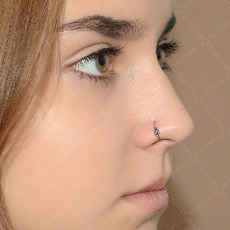 Sale - Nasenring Nasenpiercing Aus Chirurgenstahl, Nasenringschmuck von NellySteelPiercing