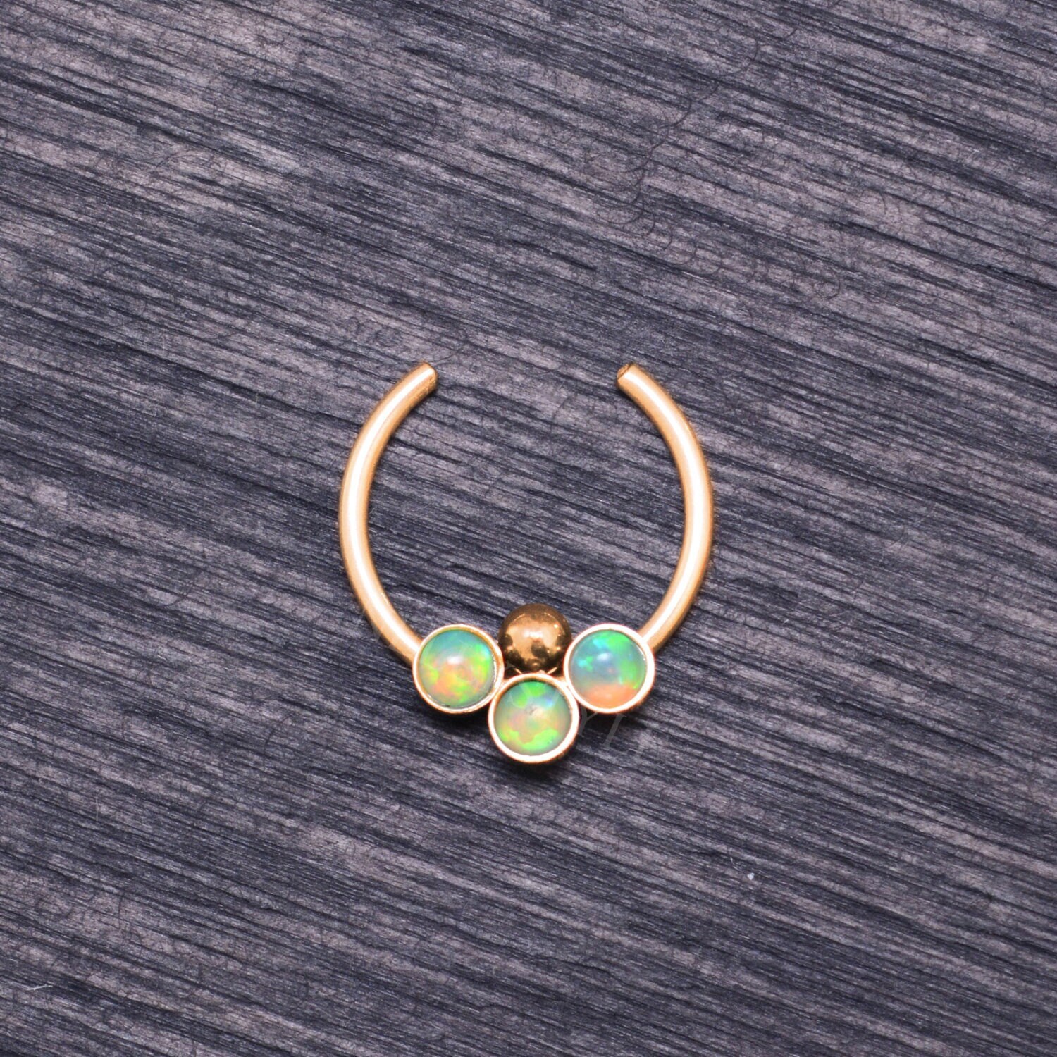 Septum Cuff Chirurgenstahl - Faux Piercing, Clip Ring von NellySteelPiercing