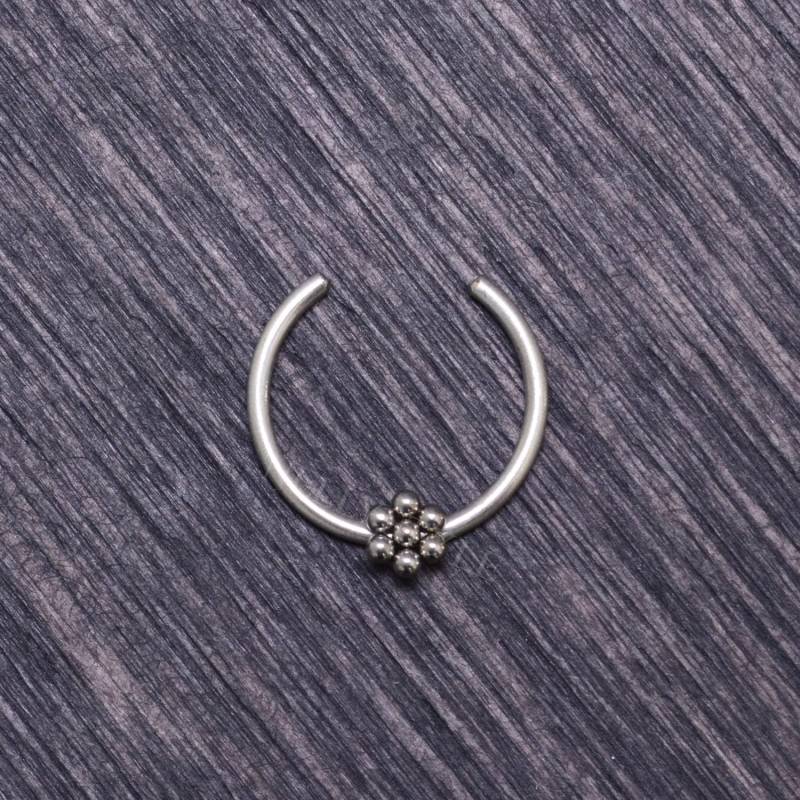 Septum Ring Fake Chirurgenstahl - Nasenpiercing, Schmuck von NellySteelPiercing