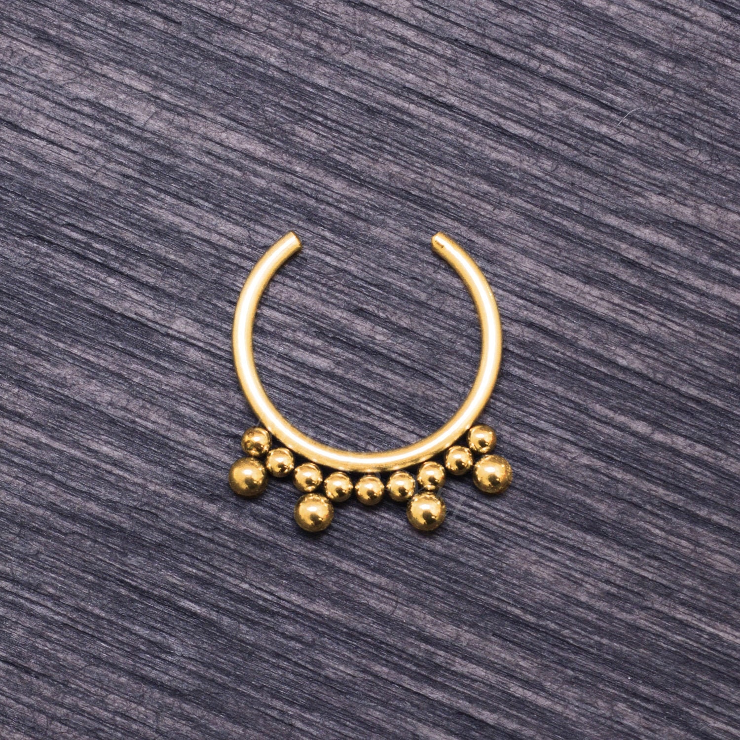 Septumring Fake - Nasenmanschette Aus Chirurgenstahl, Nicht Durchbohrte Nase von NellySteelPiercing