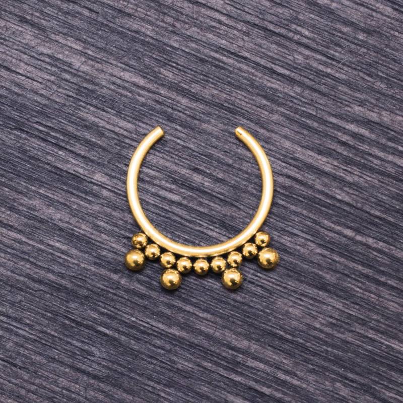 Septumring Fake - Nasenmanschette Aus Chirurgenstahl, Nicht Durchbohrte Nase von NellySteelPiercing