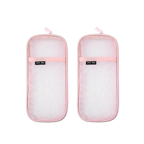 Nemeae 2er-Pack Durchsichtige Federmäppchen Aus Netzstoff, Deutlich Sichtbarer Gitter-Stiftetui-Organizer, Transparente Make-Up-Tasche mit Reißverschluss Nemeae 2er-Pack Durchsichtige Federmäppchen Aus Netzstoff, Deutlich Sichtbarer Gitter-Stiftetui-Organizer, Transparente Make-Up-Tasche mit Reißverschluss von Nemeae