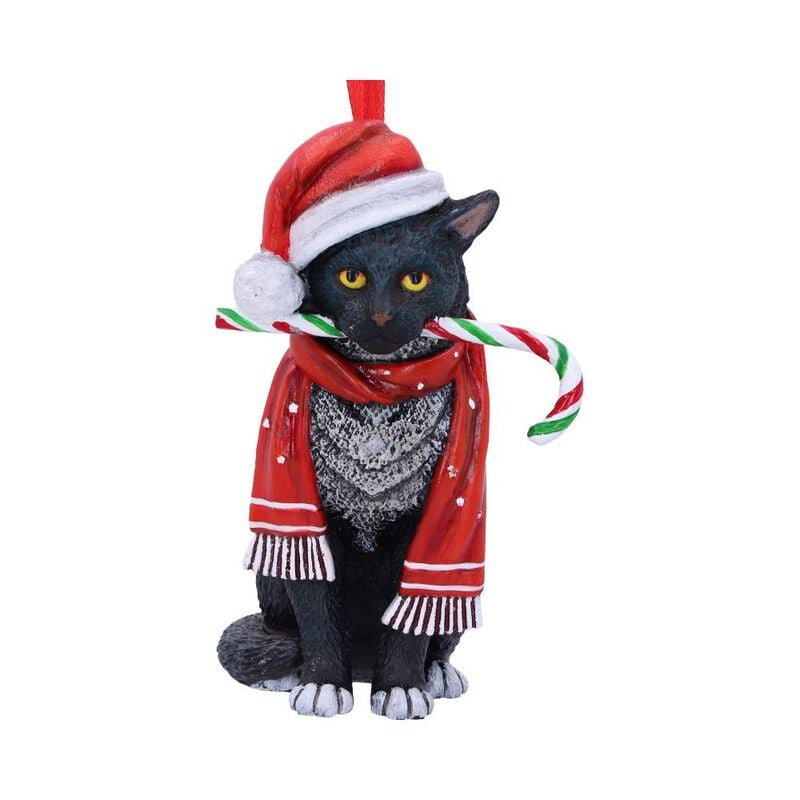 Nemesis Now Candy Cane Cat Weihnachtskugeln multicolor von Nemesis Now