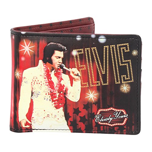 Nemesis Now Elvis Geldbörse 10cm rot, PU, rot, 10 cm, Klassisch von ELVIS PRESLEY