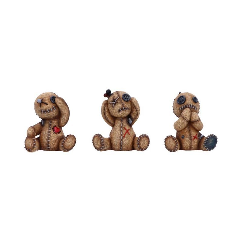 Nemesis Now - Gothic Statue - Nemesis Now - Three Wise Voodoo Dolls - multicolor von Nemesis Now