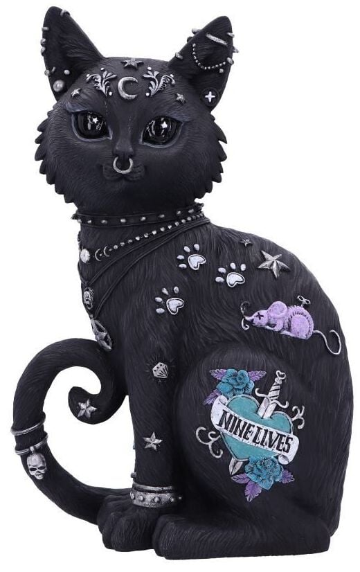 Nemesis Now - Gothic Statue - Nine Lives von Nemesis Now