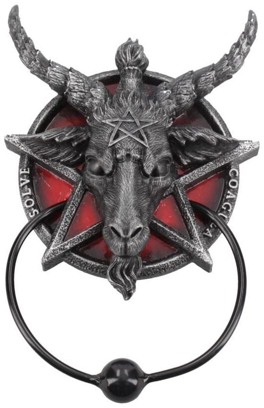 Nemesis Now - Gothic Türdekoration - Baphomet Door Knocker von Nemesis Now