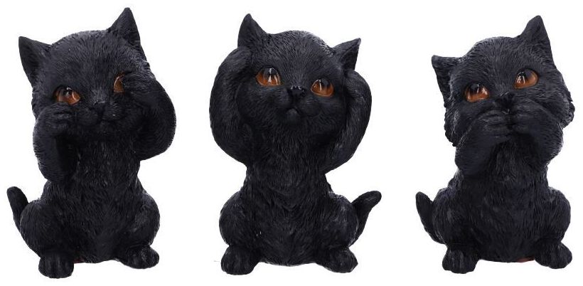 Nemesis Now Three Wise Kitties Statue multicolor von Nemesis Now