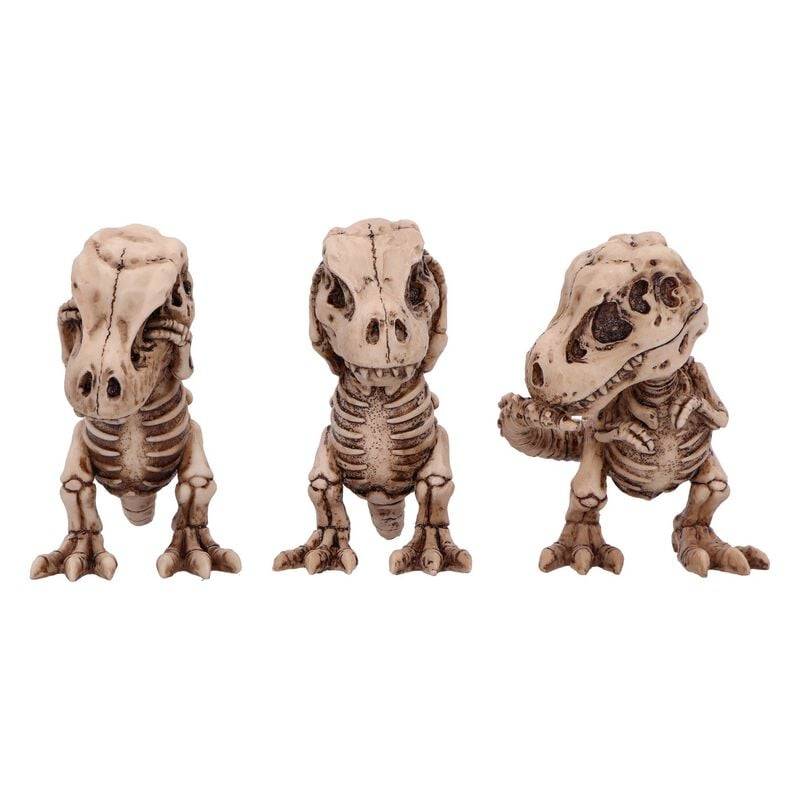 Nemesis Now Three Wise Tyrannosaurus Rex Skeletons Statue multicolor von Nemesis Now