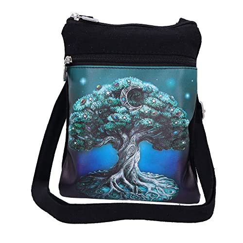 Nemesis Now Tree of Life Schultertasche, Schwarz, 23 cm von Nemesis Now