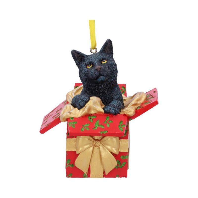 Nemesis Now Weihnachtskugeln - Present Cat von Nemesis Now