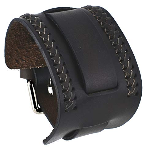Nemesis NW-BB Uhrenarmband aus Leder, breit, Dunkelbraun Nemesis NW-BB Uhrenarmband aus Leder, breit, Dunkelbraun von Nemesis