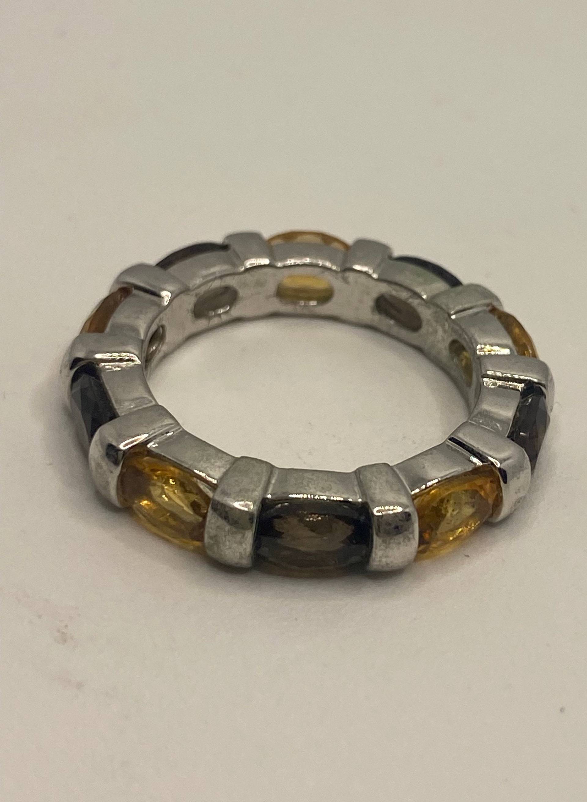 Vintage Citrin Iolith 925 Sterling Silber Ring Größe 5 Vintage Citrin Iolith 925 Sterling Silber Ring Größe 5 von NemesisJewelryNYC