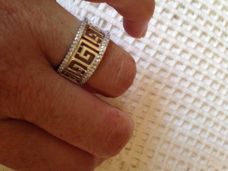 Vintage Filigrane Cubic Zirconia Kristall Gothic Sterling Silber Ring von NemesisJewelryNYC