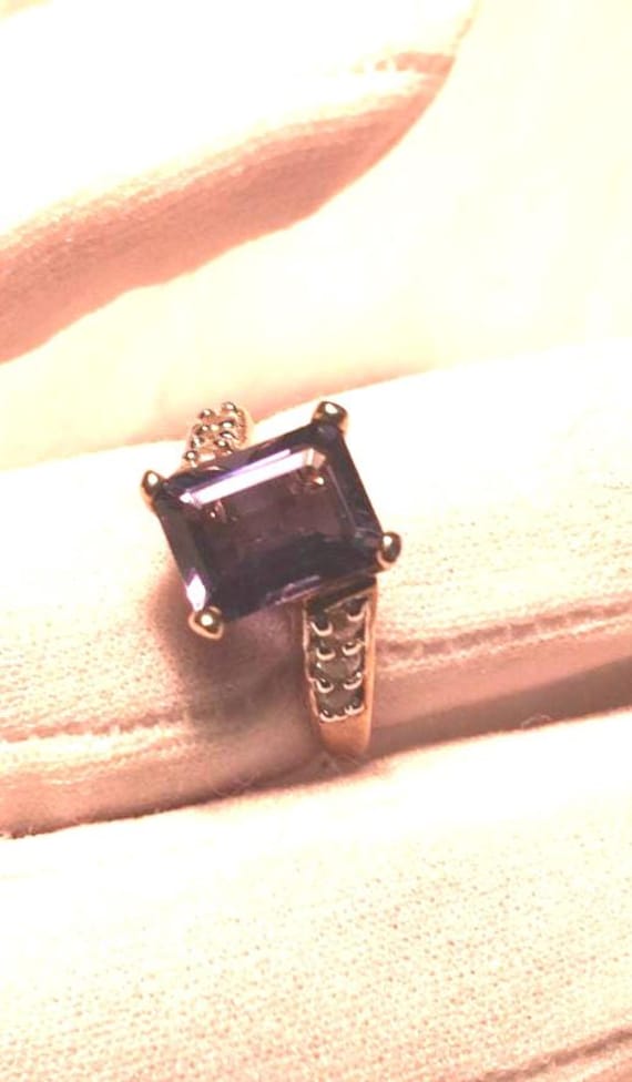 Vintage Handgemachte Blaue Iolith Fassung 925 Sterling Silber Gothic Ring Vintage Handgemachte Blaue Iolith Fassung 925 Sterling Silber Gothic Ring von NemesisJewelryNYC