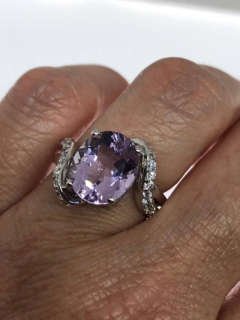 Vintage Handgemachte Echte Lila Amethyst Filigrane Einstellung 925 Sterling Silber Gothic Kann in Der Größe Angepasst Werden Vintage Handgemachte Echte Lila Amethyst Filigrane Einstellung 925 Sterling Silber Gothic Kann in Der Größe Angepasst Werden von NemesisJewelryNYC