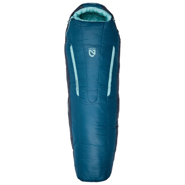 Nemo - Women's Forte Endless Promise 20 - Kunstfaserschlafsack Gr Long;Regular abyss / hazy aqua von Nemo