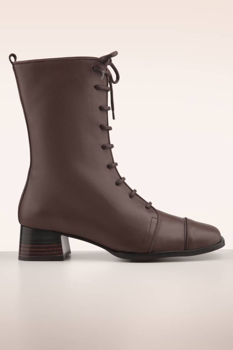 Liberty Frac Schnürstiefeletten in Braun von Nemonic