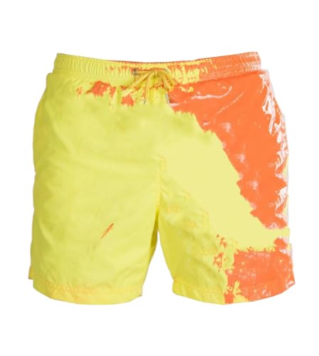 Nemopter Badeshorts für Herren Badeshorts Summer Badeshorts mit Wasserfarbenwechsel Short Sporthose Badehose Deluxe Swim Shorts von Nemopter