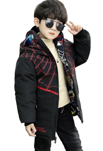 Nemopter Boy's Winter Jacket Boys' Coats With Hood Hooded Down Jacket Coat Cartoon Kids Winter Coat von Nemopter