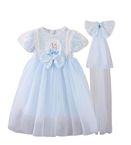 Nemopter Girls Princess Kids Spring Wedding Ceremony Casual Dress for Kids 2-7 Years von Nemopter
