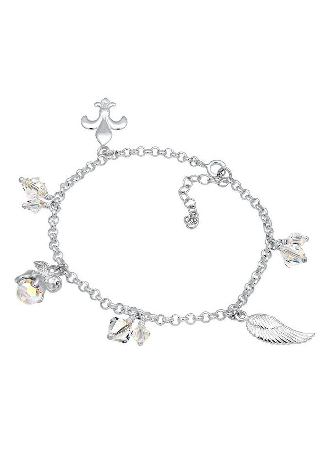Nenalina Armband Bettelarmband Anhänger Engel Flügel 925 Silber (kein Set, 1-tlg), Bettelarmband von Nenalina