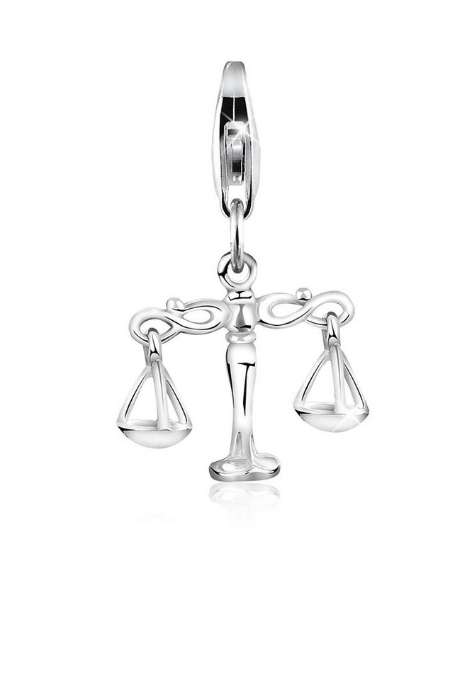 Nenalina Charm-Einhänger Anhänger Sternzeichen Waage Tier 925 Silber von Nenalina